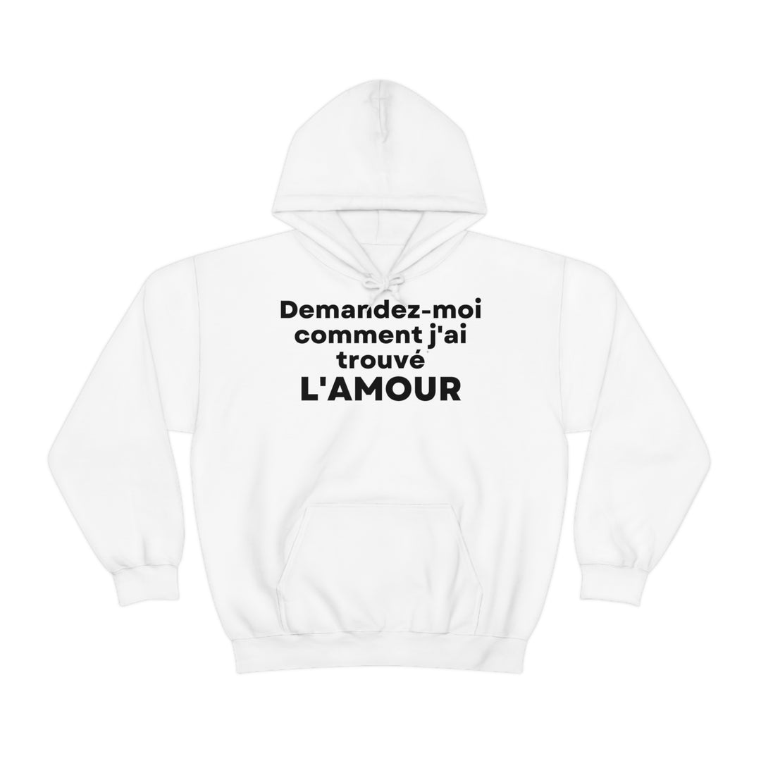 L'amour/Love, Unisex Heavy Blend™ Hooded Sweatshirt (FR EU)