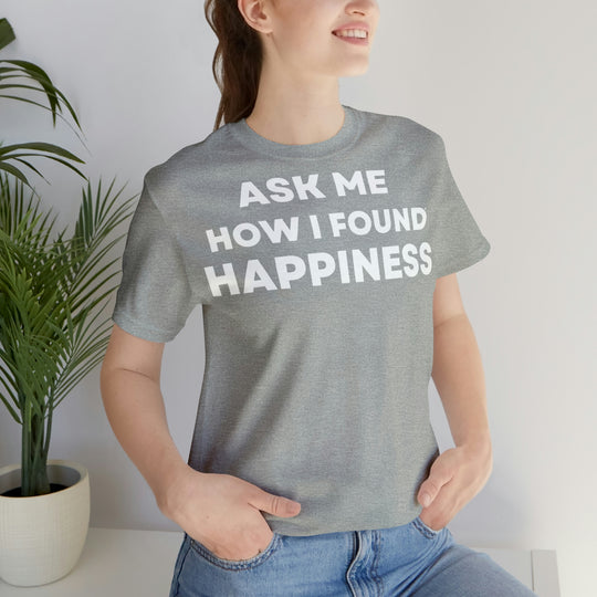 Happiness, Unisex Jersey Short Sleeve Tee (DE)