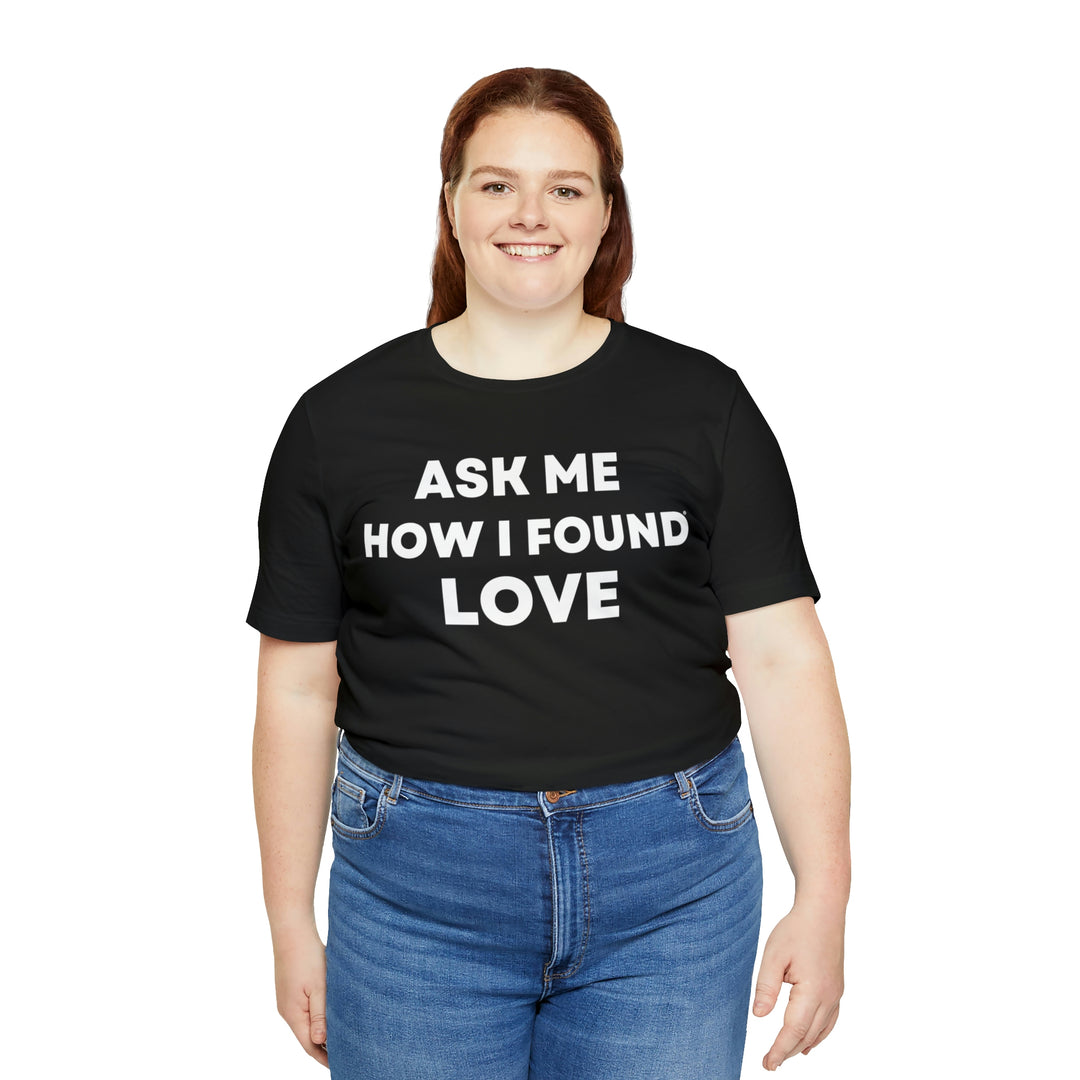 Love, Unisex Jersey Short Sleeve Tee (ENG US)