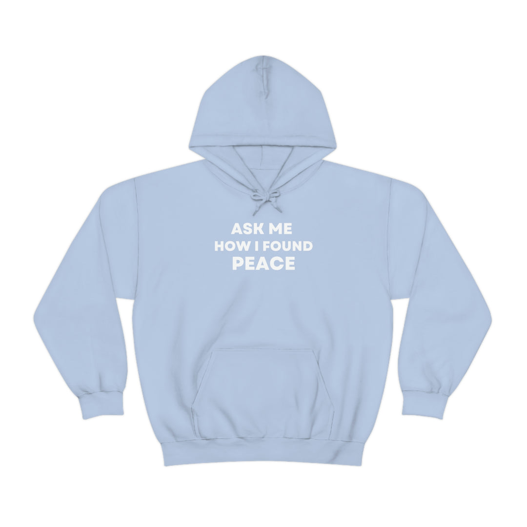 Peace, Unisex Heavy Blend™ Hooded Sweatshirt (ENG CDN)