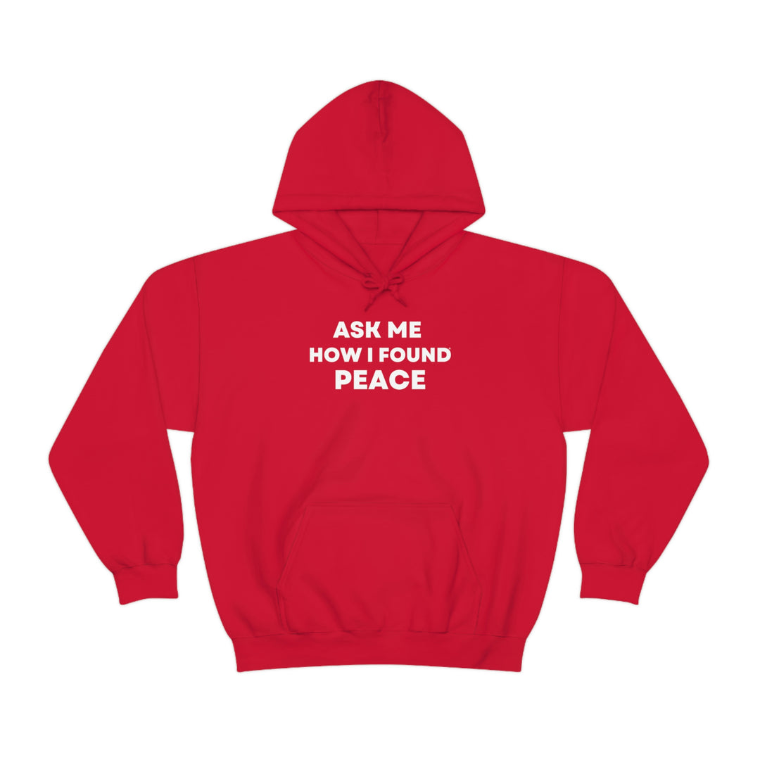 Peace, Unisex Heavy Blend™ Hooded Sweatshirt (ENG CDN)