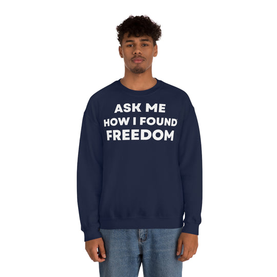 Freedom, Unisex Heavy Blend™ Crewneck Sweatshirt (ENG EU)