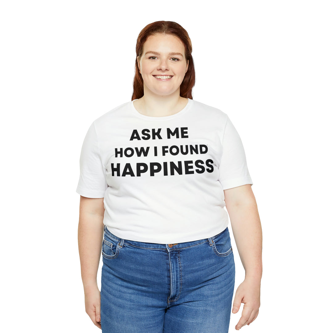 Happiness, Unisex Jersey Short Sleeve Tee (DE)