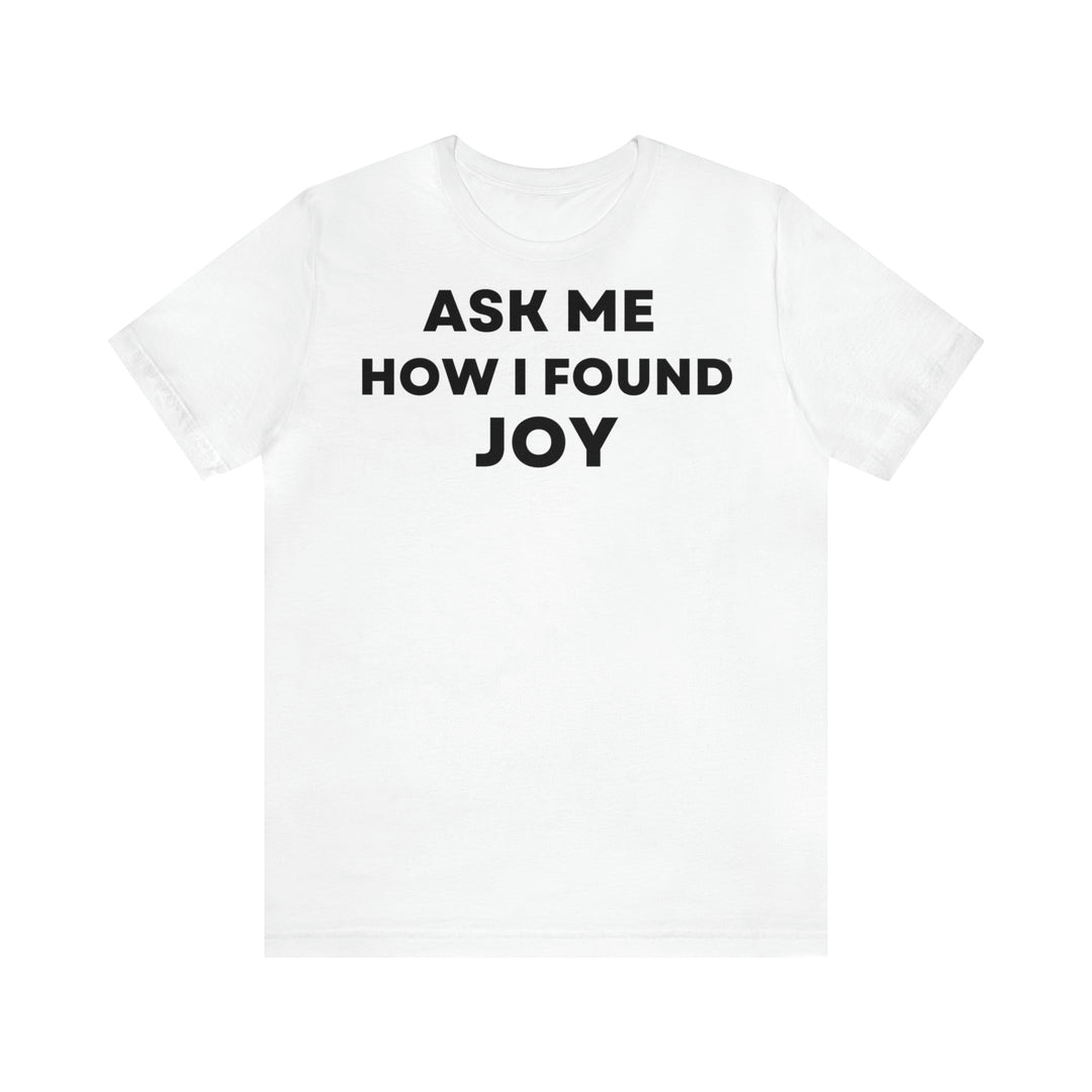 Joy, Unisex Jersey Short Sleeve Tee (ENG UK)