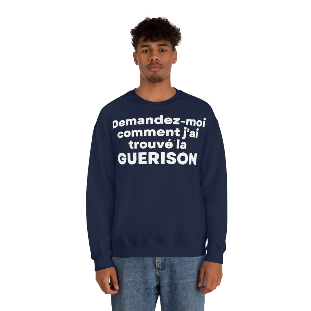 Guerison/Healing, Unisex Heavy Blend™ Crewneck Sweatshirt (FR EU)