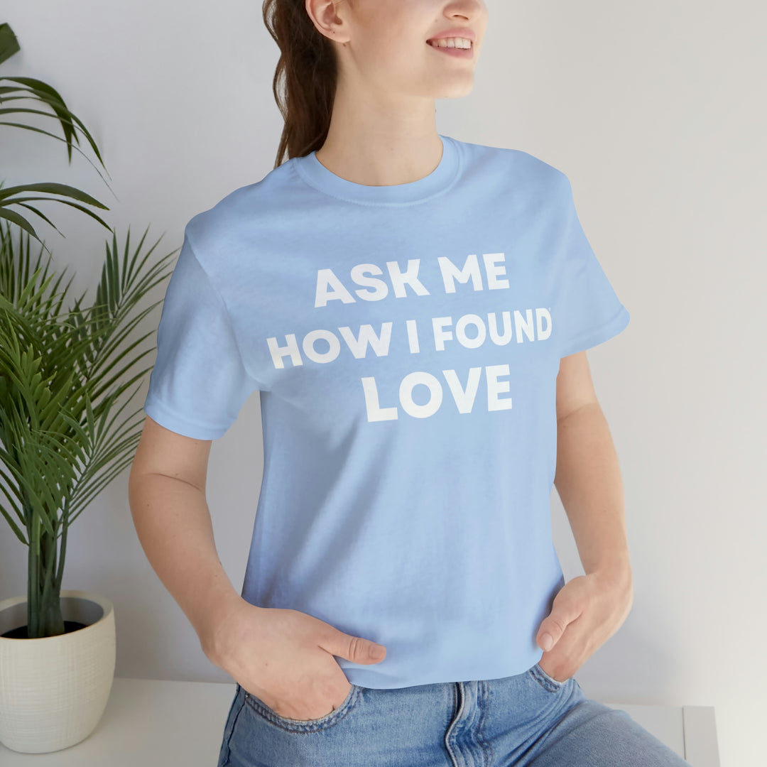 Love, Unisex Jersey Short Sleeve Tee (ENG US)