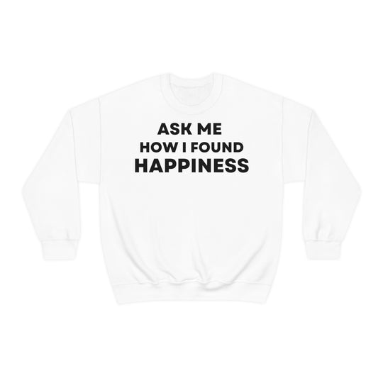 Happiness, Unisex Heavy Blend™ Crewneck Sweatshirt (ENG EU)