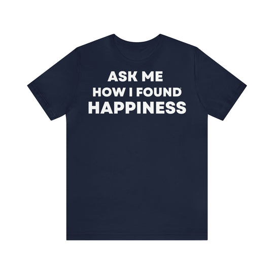 Happiness, Unisex Jersey Short Sleeve Tee (DE)