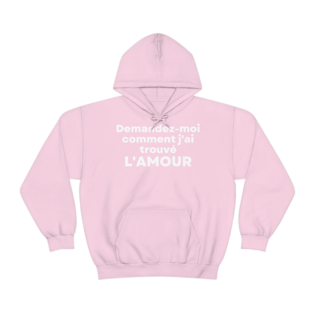 L'amour/Love, Unisex Heavy Blend™ Hooded Sweatshirt (FR EU)