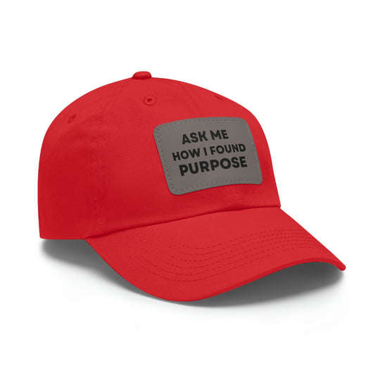 Purpose, Hat with Leather Patch (Rectangle) (ENG US)