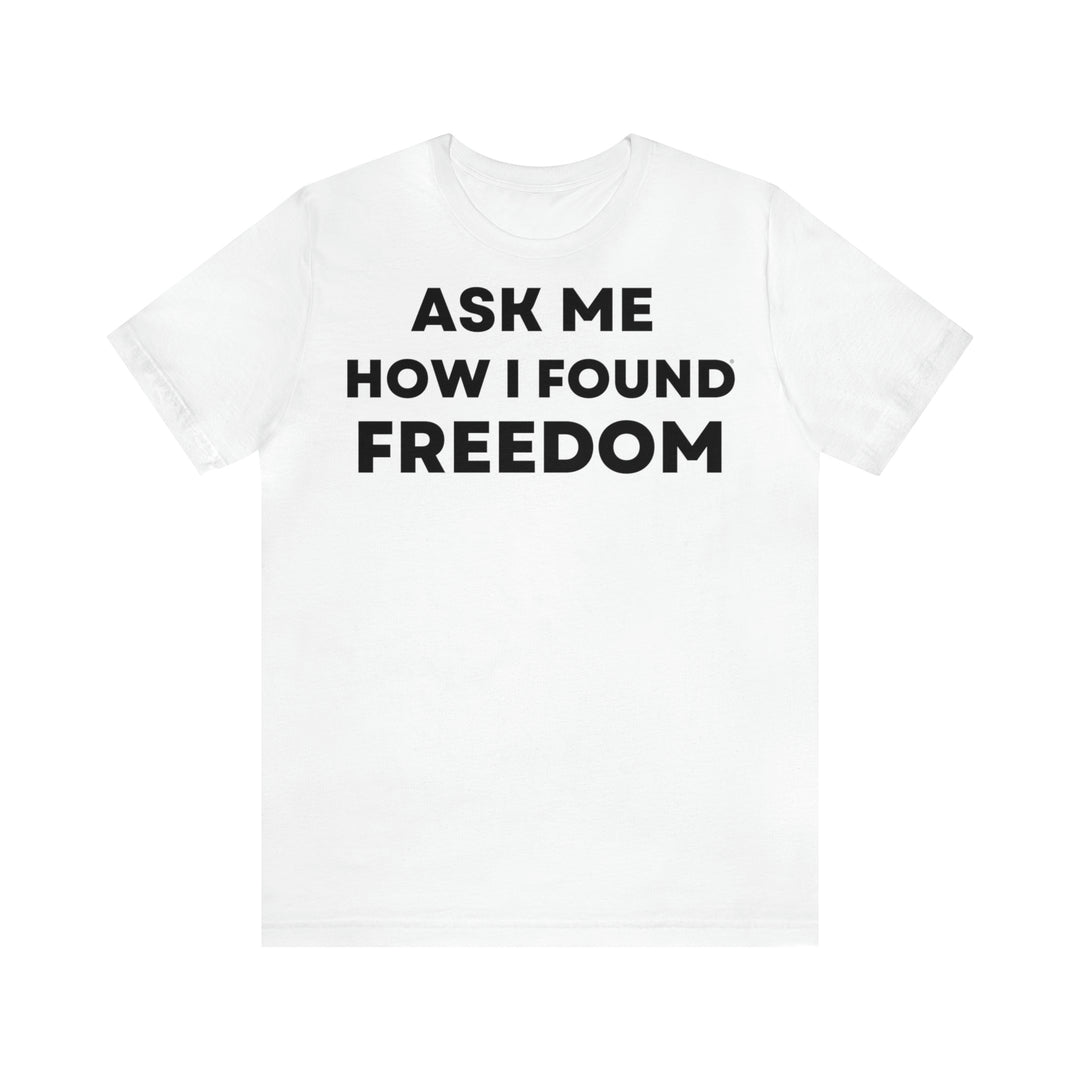 Freedom, Unisex Jersey Short Sleeve Tee (DE)