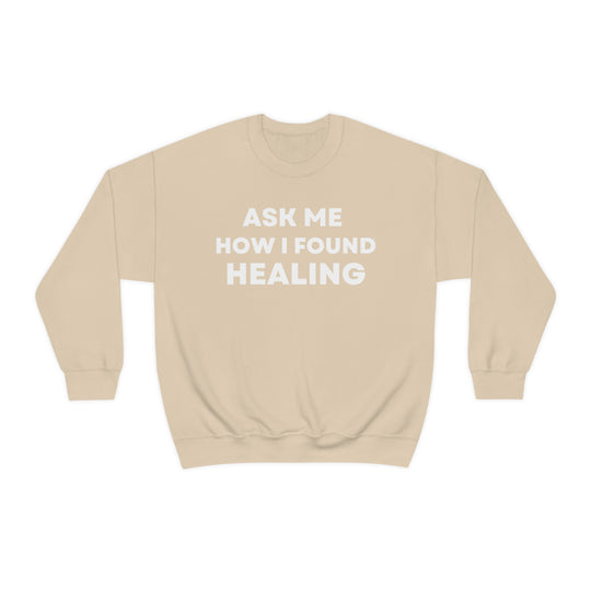 Healing, Unisex Heavy Blend™ Crewneck Sweatshirt (ENG UK)