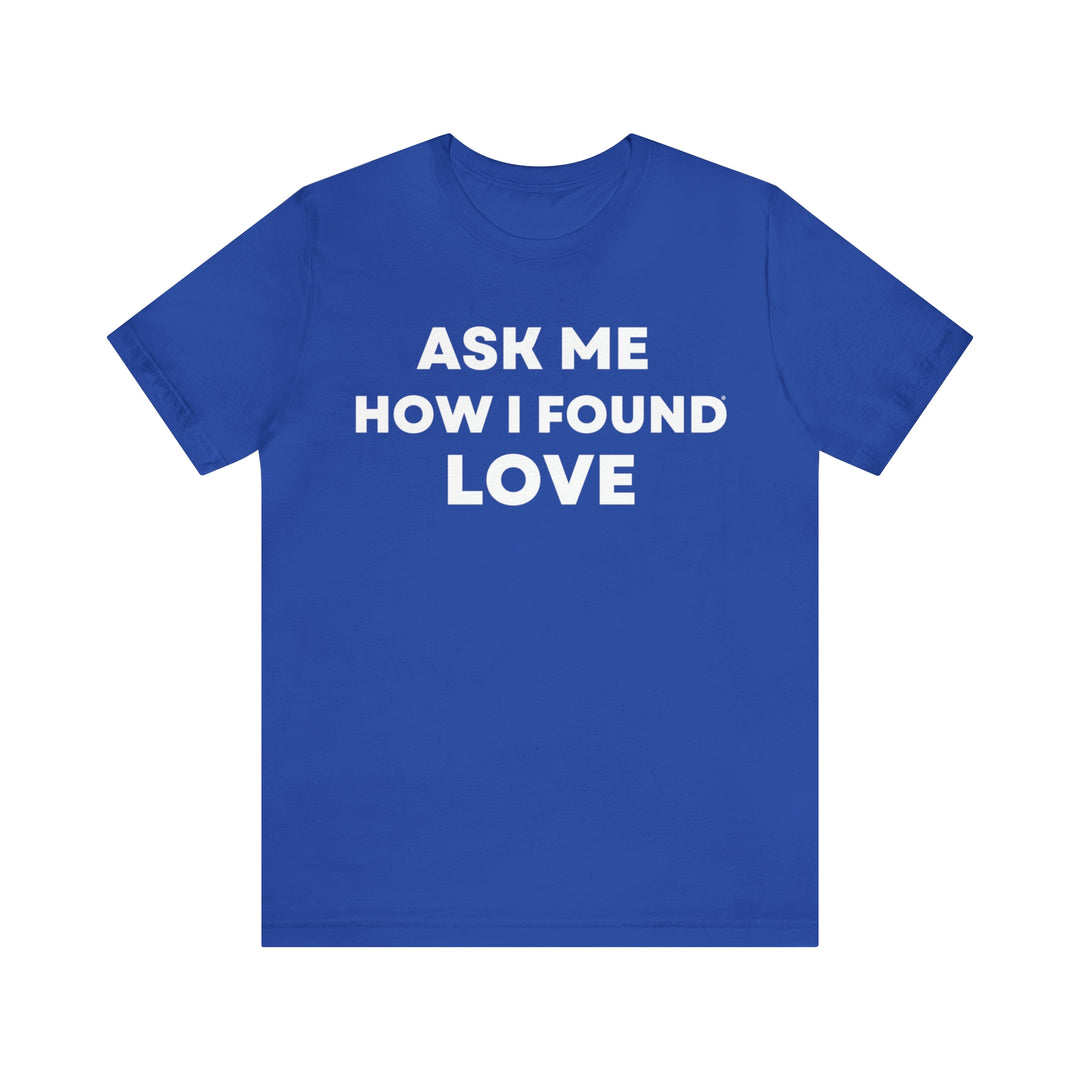 Love, Unisex Jersey Short Sleeve Tee (ENG US)