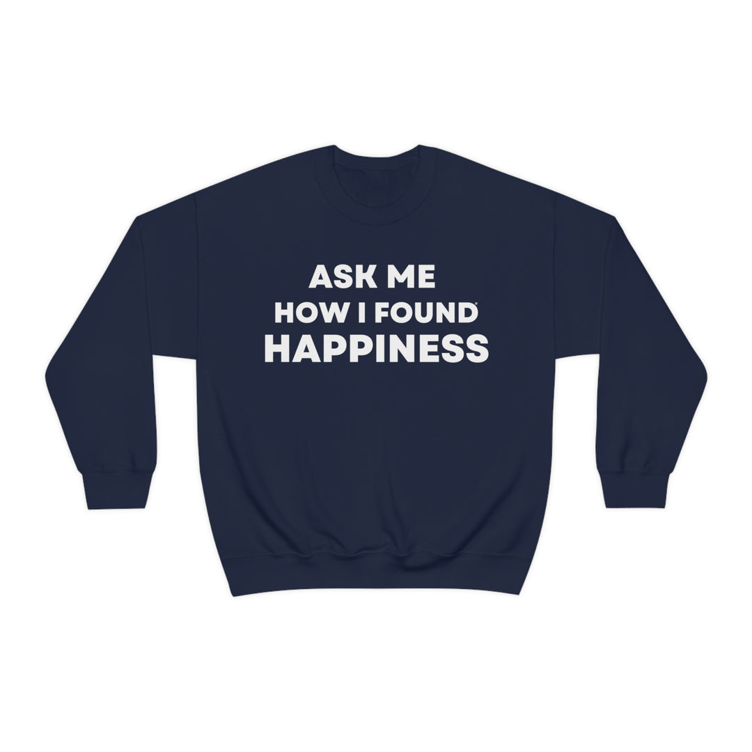 Happiness, Unisex Heavy Blend™ Crewneck Sweatshirt (ENG UK)