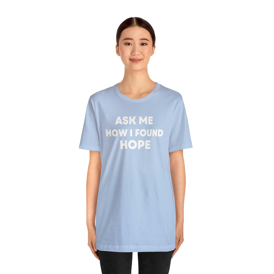 Hope, Unisex Jersey Short Sleeve Tee (ENG US)