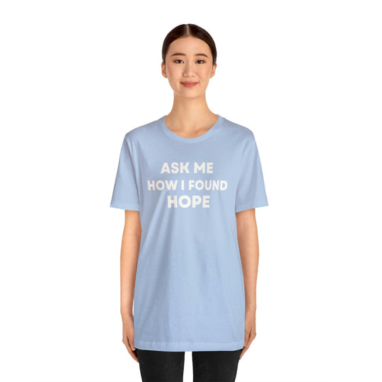 Hope, Unisex Jersey Short Sleeve Tee (ENG US)