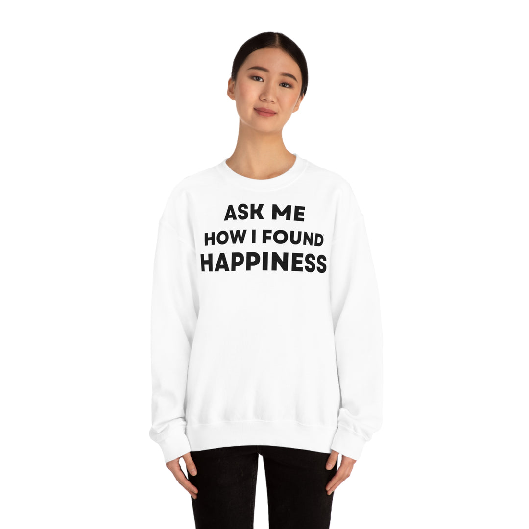 Happiness, Unisex Heavy Blend™ Crewneck Sweatshirt (ENG EU)