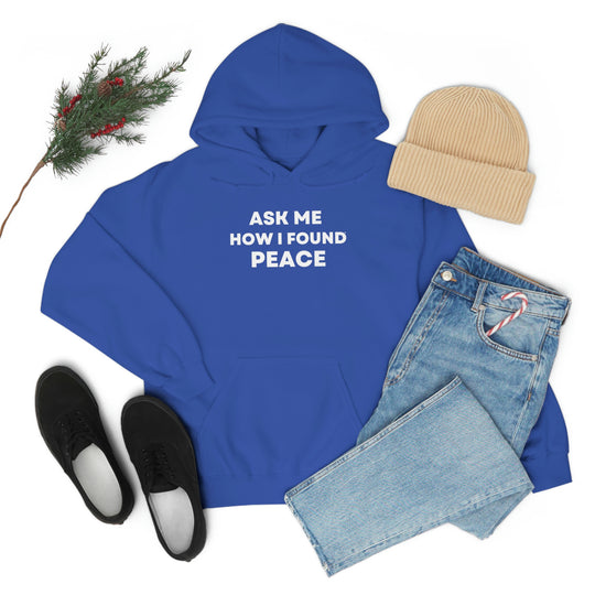 Peace, Unisex Heavy Blend™ Hooded Sweatshirt (ENG CDN)