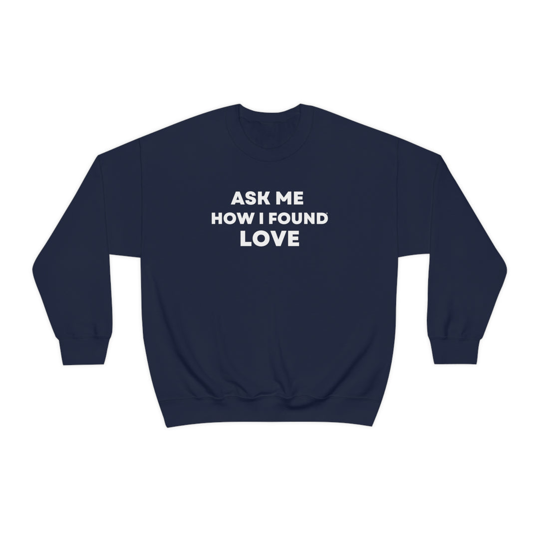 Love, Unisex Heavy Blend™ Crewneck Sweatshirt (ENG CDN)