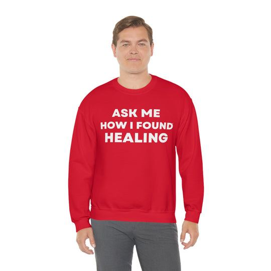 Healing, Unisex Heavy Blend™ Crewneck Sweatshirt (ENG UK)