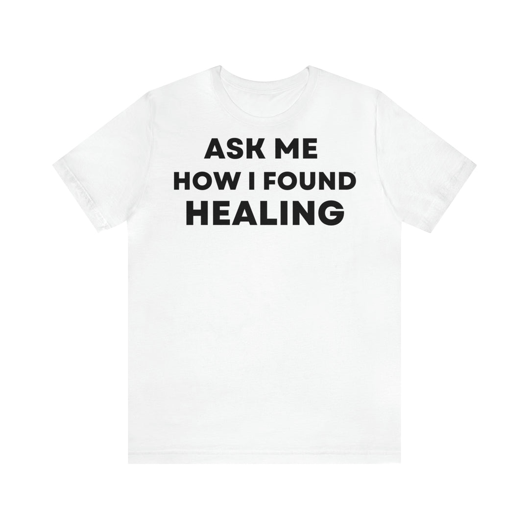 Healing, Unisex Jersey Short Sleeve Tee (DE)