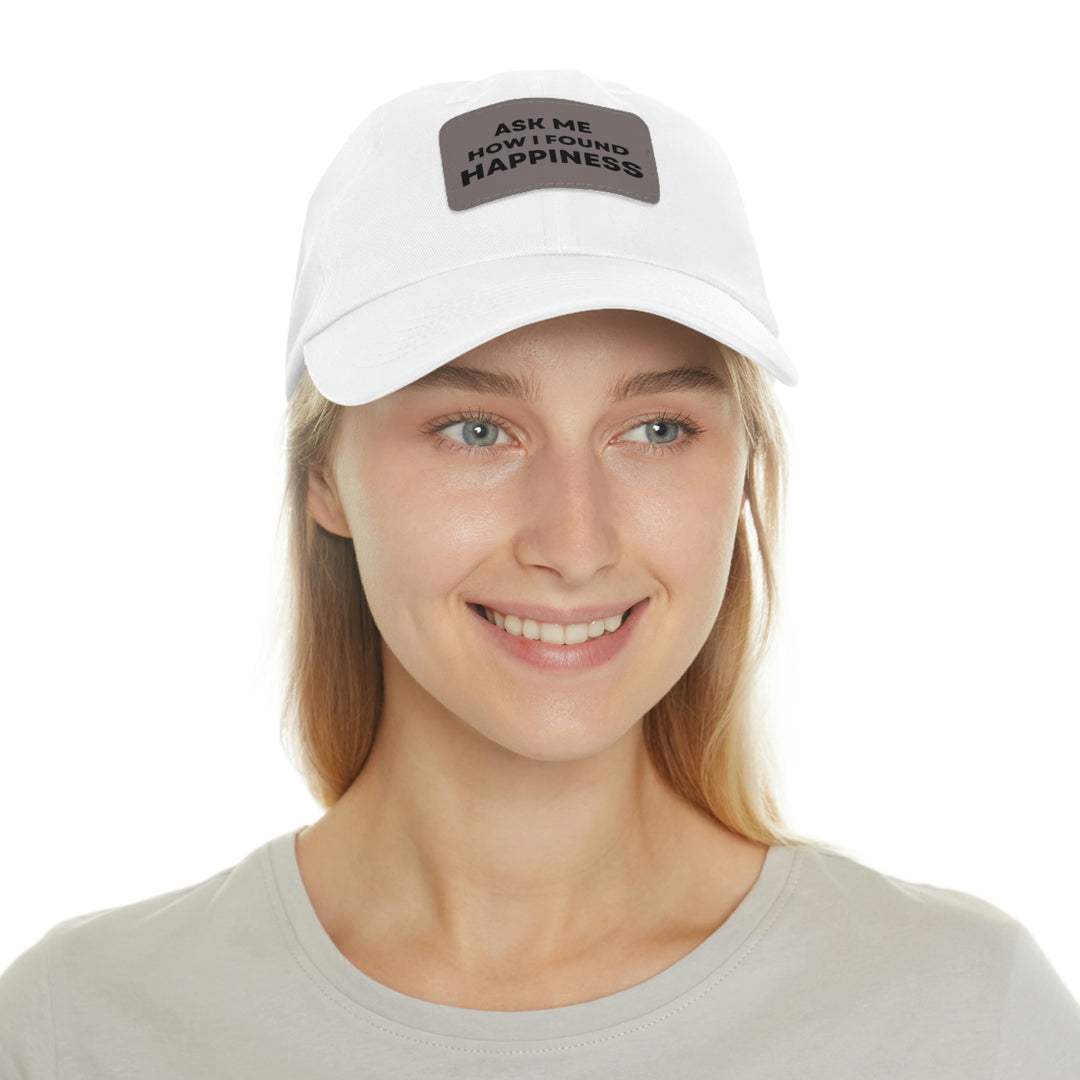 Happiness, Hat with Leather Patch (Rectangle) (ENG US)