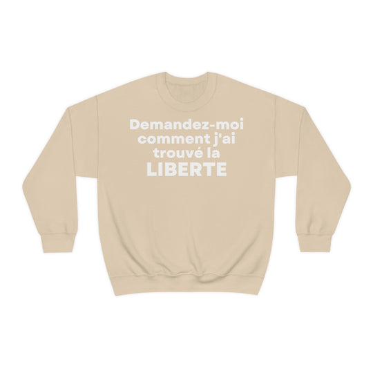 Liberte/Freedom, Unisex Heavy Blend™ Crewneck Sweatshirt (FR EU)