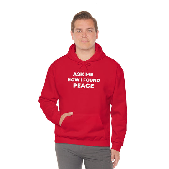 Peace, Unisex Heavy Blend™ Hooded Sweatshirt (ENG CDN)