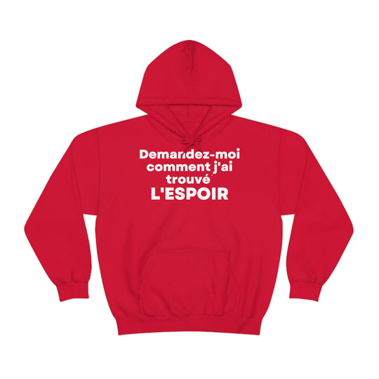 L'espoir/Hope, Unisex Heavy Blend™ Hooded Sweatshirt (FR EU)