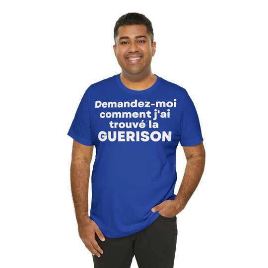 Guerison/Healing, Unisex Jersey Short Sleeve Tee (FR EU)