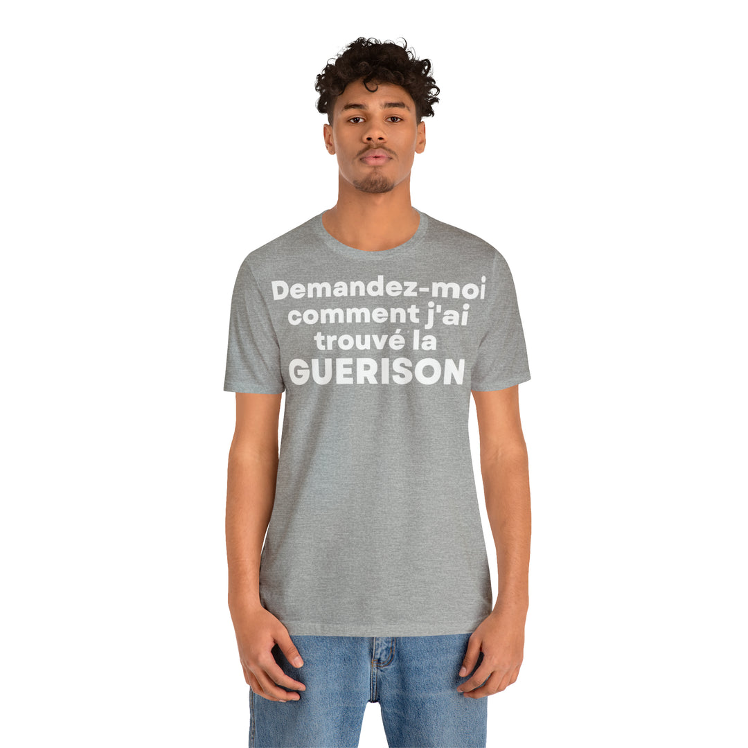 Guerison/Healing, Unisex Jersey Short Sleeve Tee (FR EU)