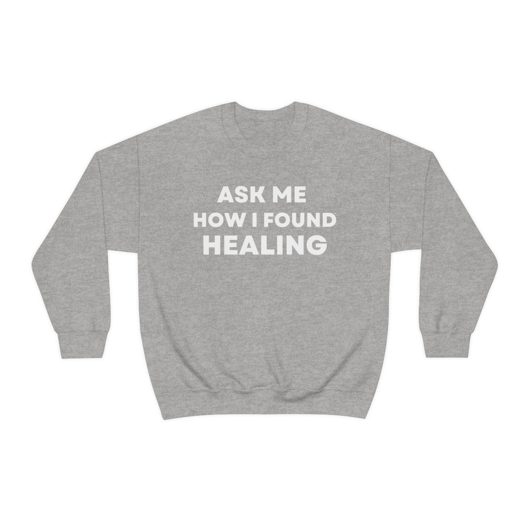 Healing, Unisex Heavy Blend™ Crewneck Sweatshirt (ENG UK)