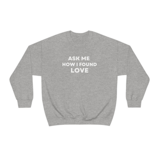 Love, Unisex Heavy Blend™ Crewneck Sweatshirt (ENG CDN)