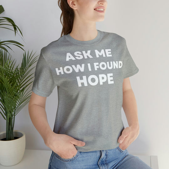 Hope, Unisex Jersey Short Sleeve Tee (ENG EU)