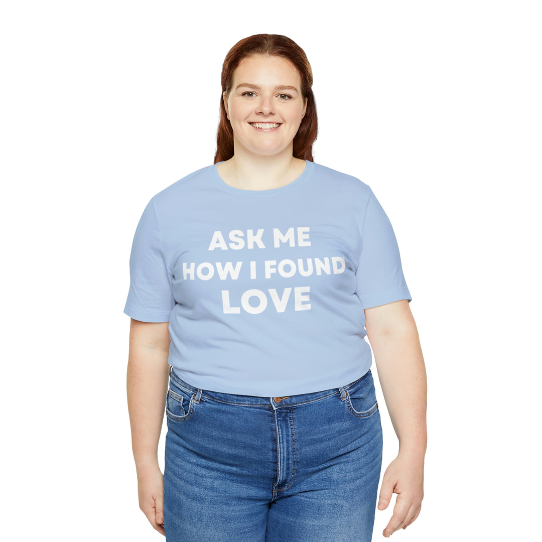 Love, Unisex Jersey Short Sleeve Tee (ENG US)