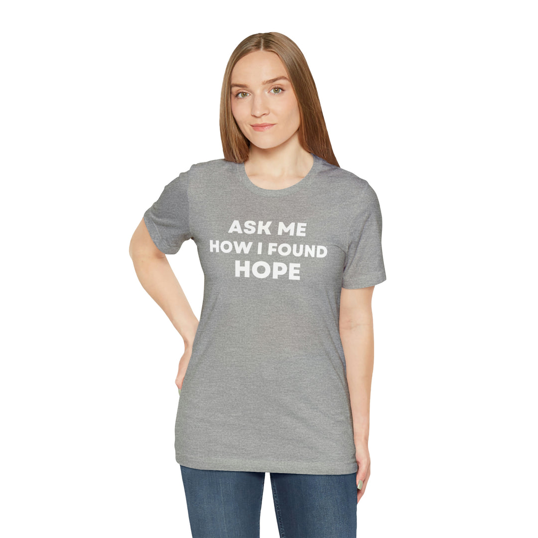 Hope, Unisex Jersey Short Sleeve Tee (ENG US)