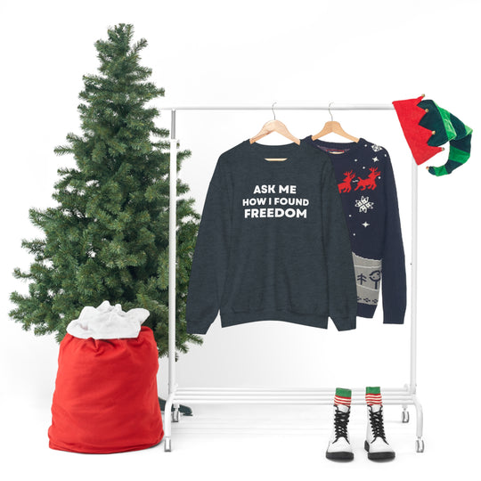 Freedom, Unisex Heavy Blend™ Crewneck Sweatshirt (ENG CDN)