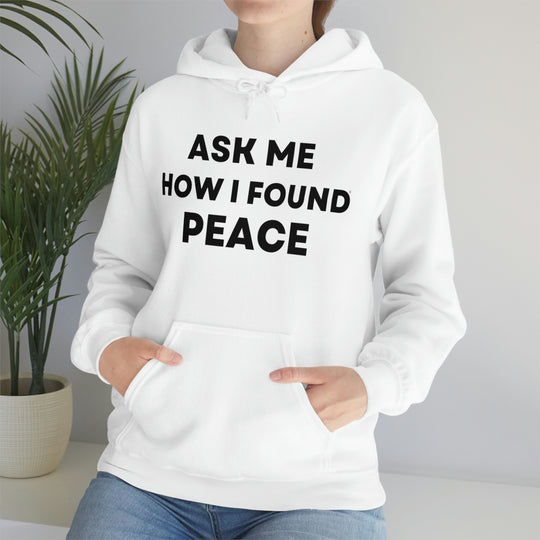 Peace, Unisex Heavy Blend™ Hooded Sweatshirt (ENG US)