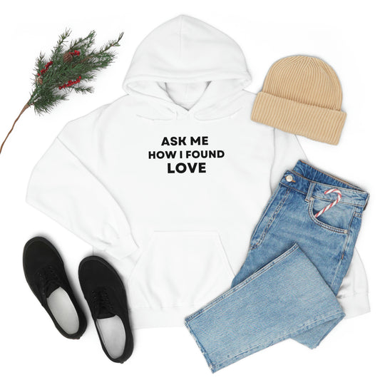 Love, Unisex Heavy Blend™ Hooded Sweatshirt (ENG CDN)