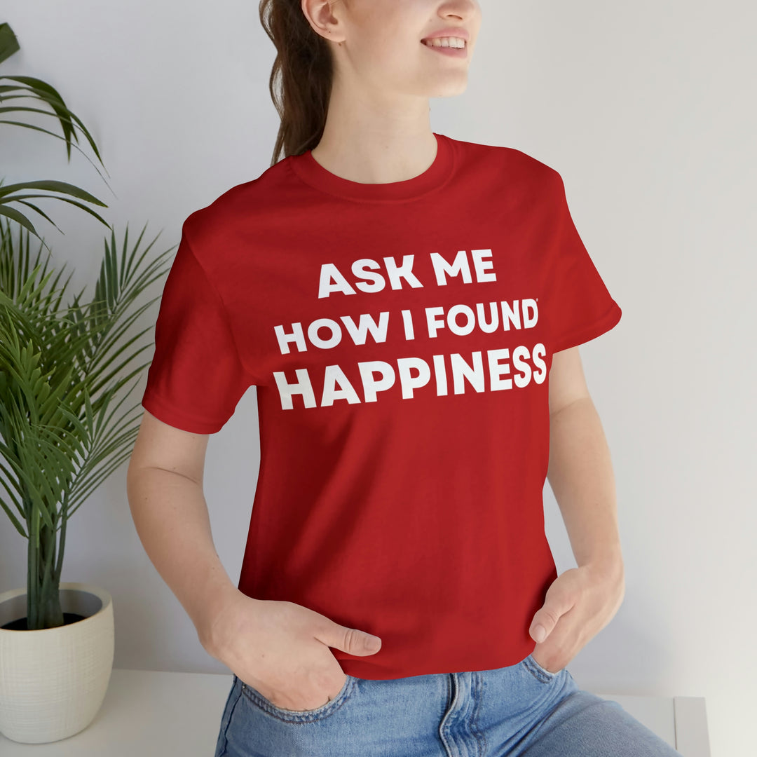 Happiness, Unisex Jersey Short Sleeve Tee (ENG US)