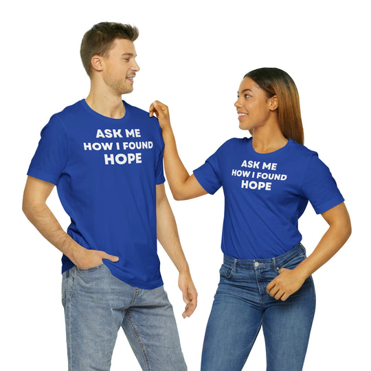 Hope, Unisex Jersey Short Sleeve Tee (ENG UK)