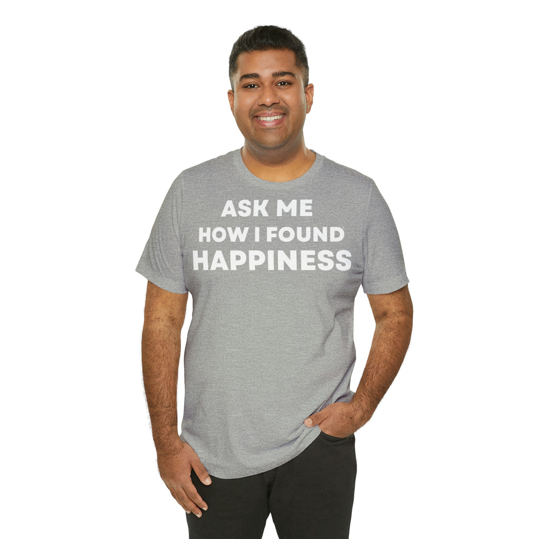 Happiness, Unisex Jersey Short Sleeve Tee (DE)