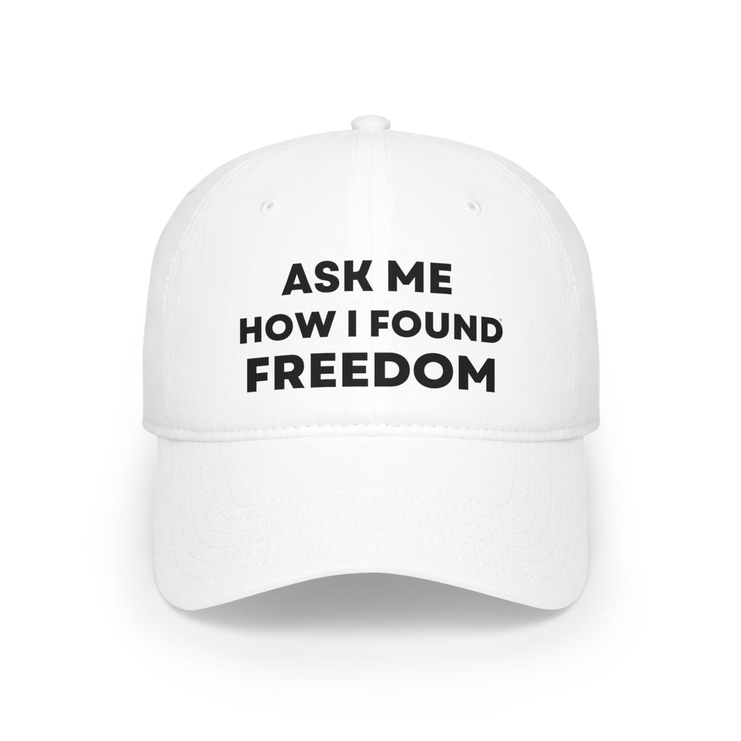 Freedom, Low Profile Baseball Cap (ENG CDN)