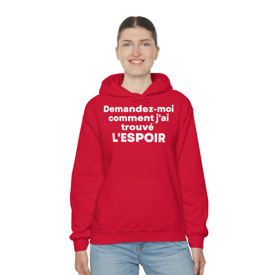 L'espoir/Hope, Unisex Heavy Blend™ Hooded Sweatshirt (FR EU)