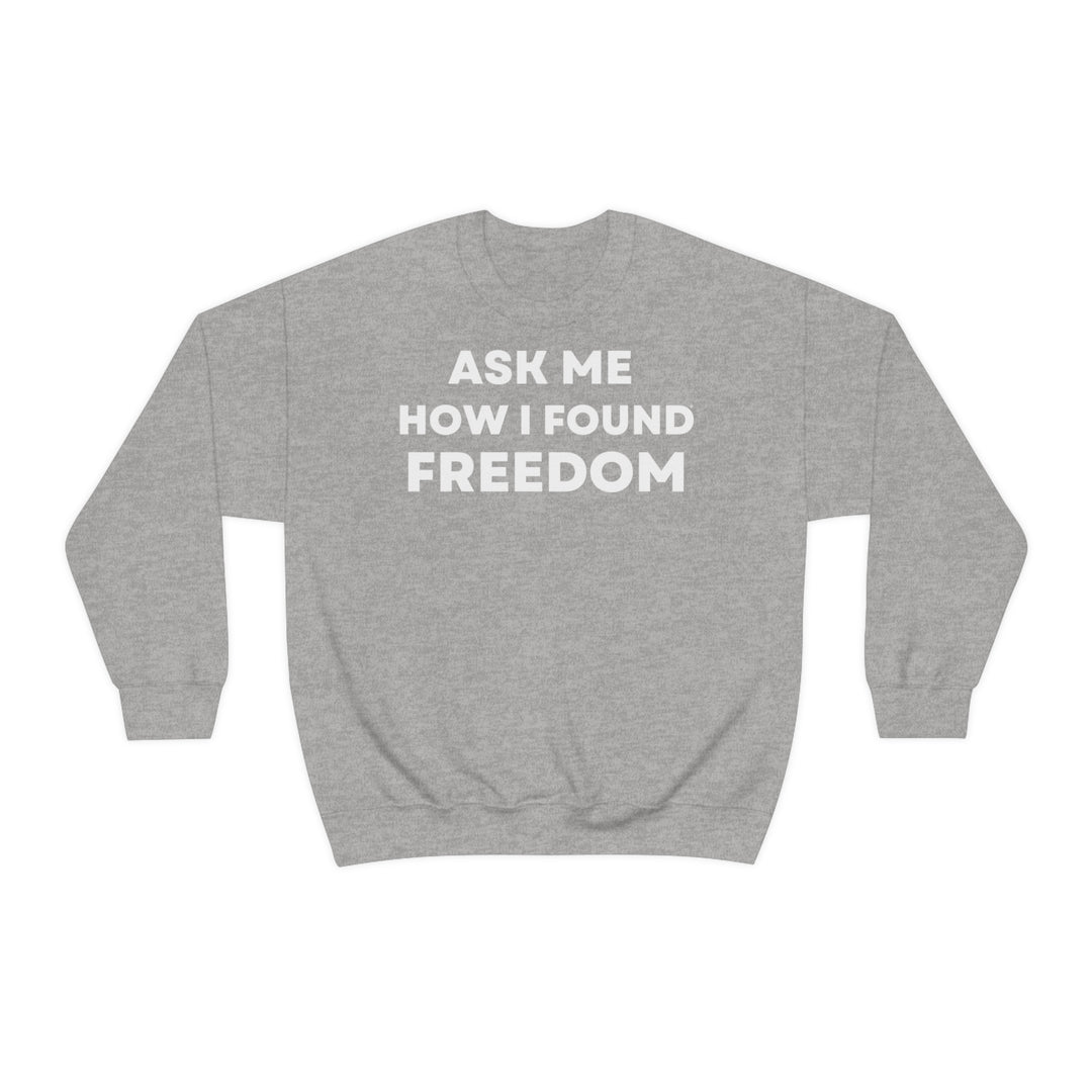 Freedom, Unisex Heavy Blend™ Crewneck Sweatshirt (ENG EU)