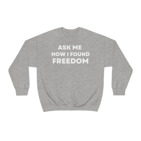 Freedom, Unisex Heavy Blend™ Crewneck Sweatshirt (ENG EU)