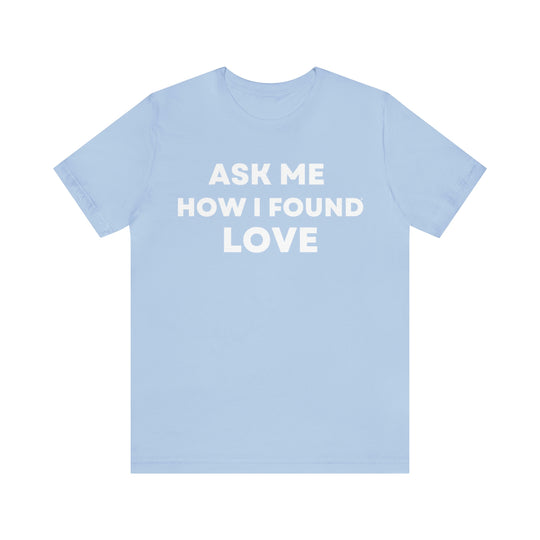 Love, Unisex Jersey Short Sleeve Tee (ENG US)