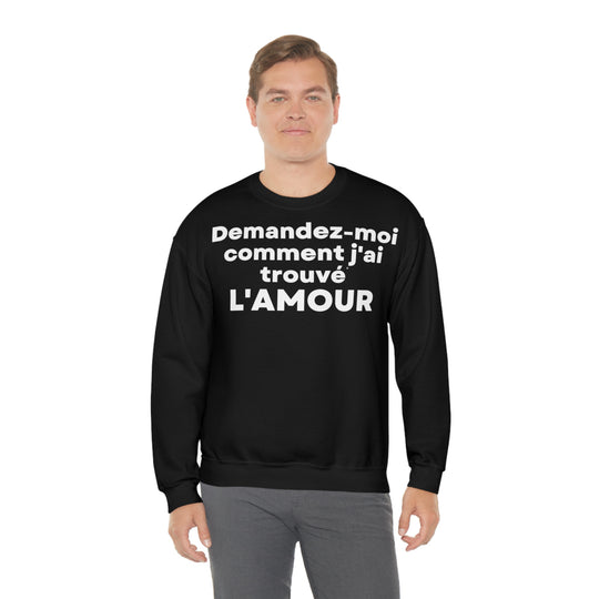 L'amour/Love, Unisex Heavy Blend™ Crewneck Sweatshirt (FR EU)