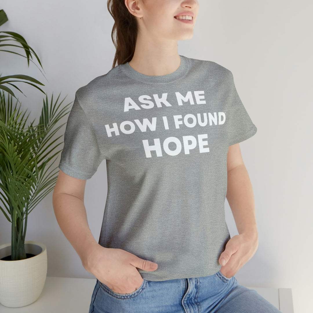 Hope, Unisex Jersey Short Sleeve Tee (ENG UK)