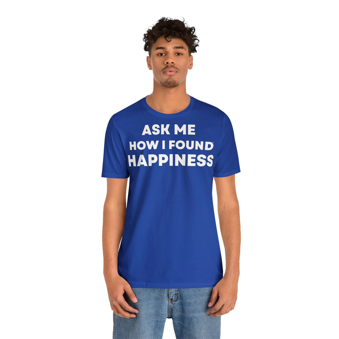 Happiness, Unisex Jersey Short Sleeve Tee (DE)